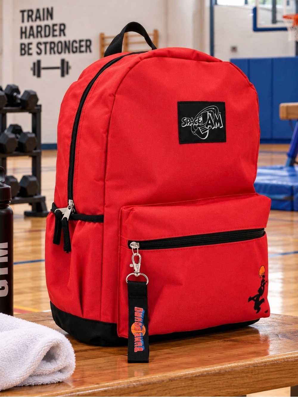Space Jam 30th Anniversary Backpack in Red with Black